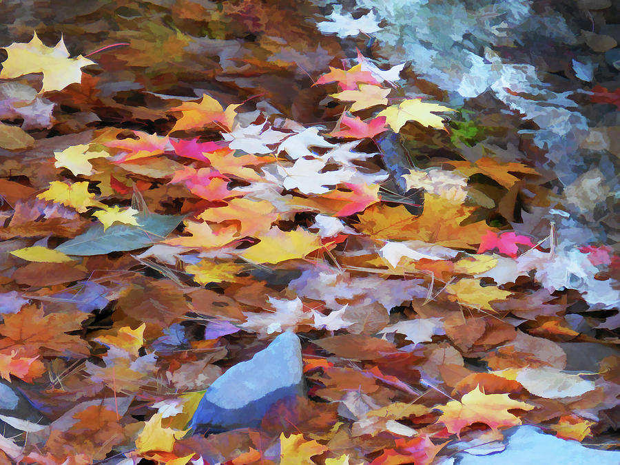 Autumn Kiss Painting by Jeelan Clark