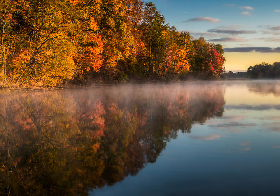 Autumn Lake 2 Photograph by Matt Hammerstein