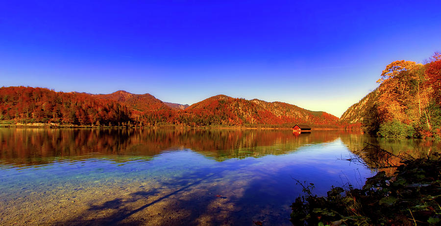 Autumn Lake Photograph by Mountain Dreams