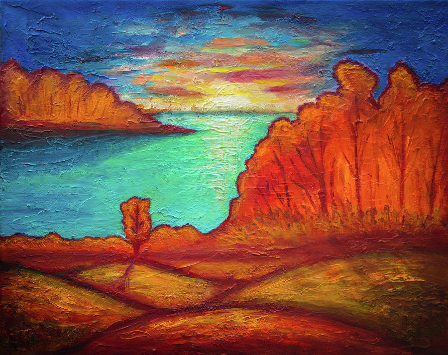Autumn Landscape-3 Painting by Lilia S