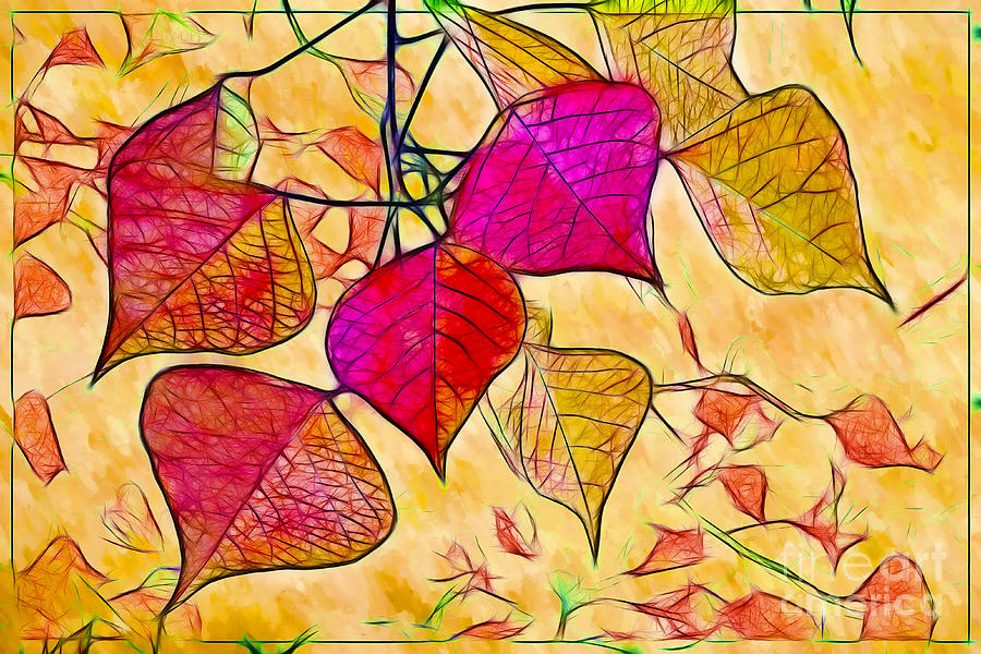 Autumn Leaf Impressions Photograph by Judi Bagwell