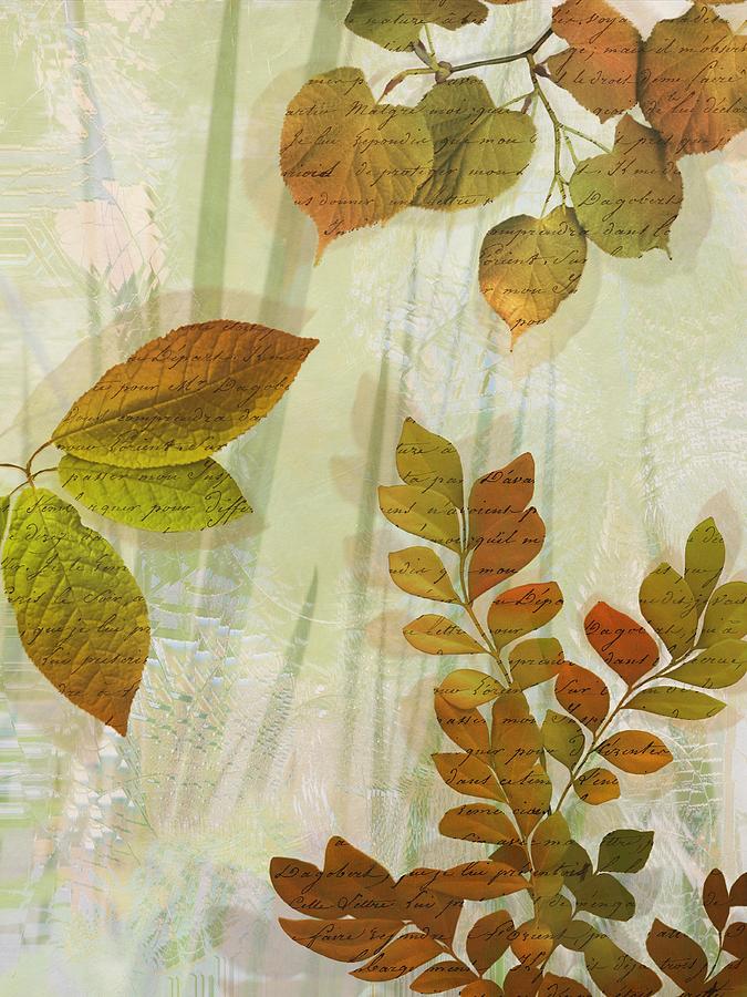 Autumn Leaves-1 Digital Art by Nina Bradica
