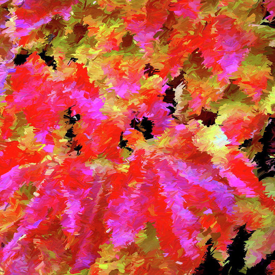 Autumn Leaves Abstract Digital Art by Dana Roper - Fine Art America