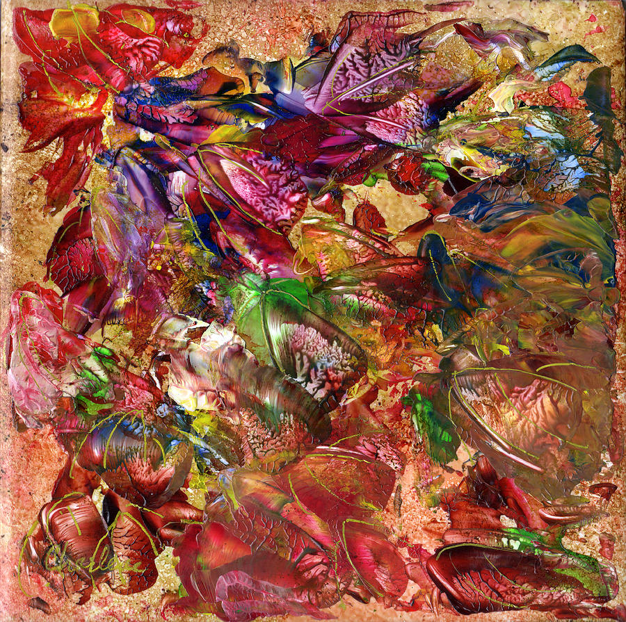 Autumn Leaves Painting by Charlene Fuhrman-Schulz