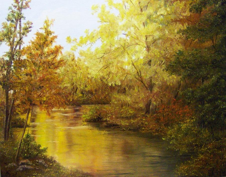 Autumn Leaves Painting By Faye Tracy - Fine Art America