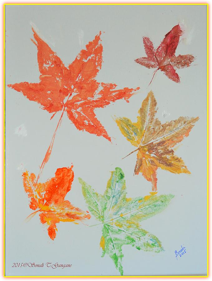 Fall Painting - Autumn Leaves by Sonali Gangane
