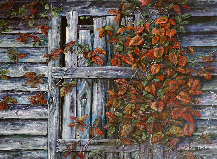 Autumn Leaves Painting by Wayne Enslow