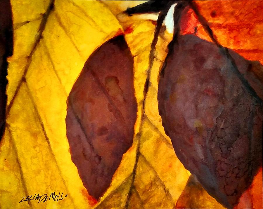 Autumn Painting by Lelia DeMello