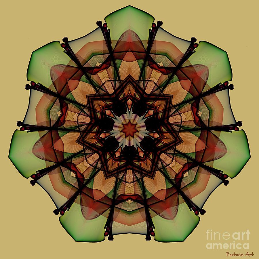 Autumn Mandala Digital Art by Dragica Micki Fortuna