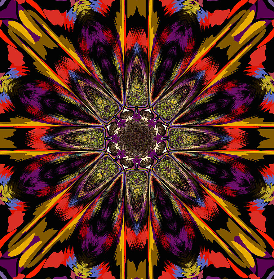 Autumn Mandala Digital Art by Ester McGuire