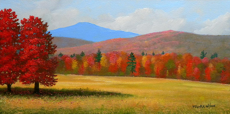 Autumn Maples Painting by Frank Wilson