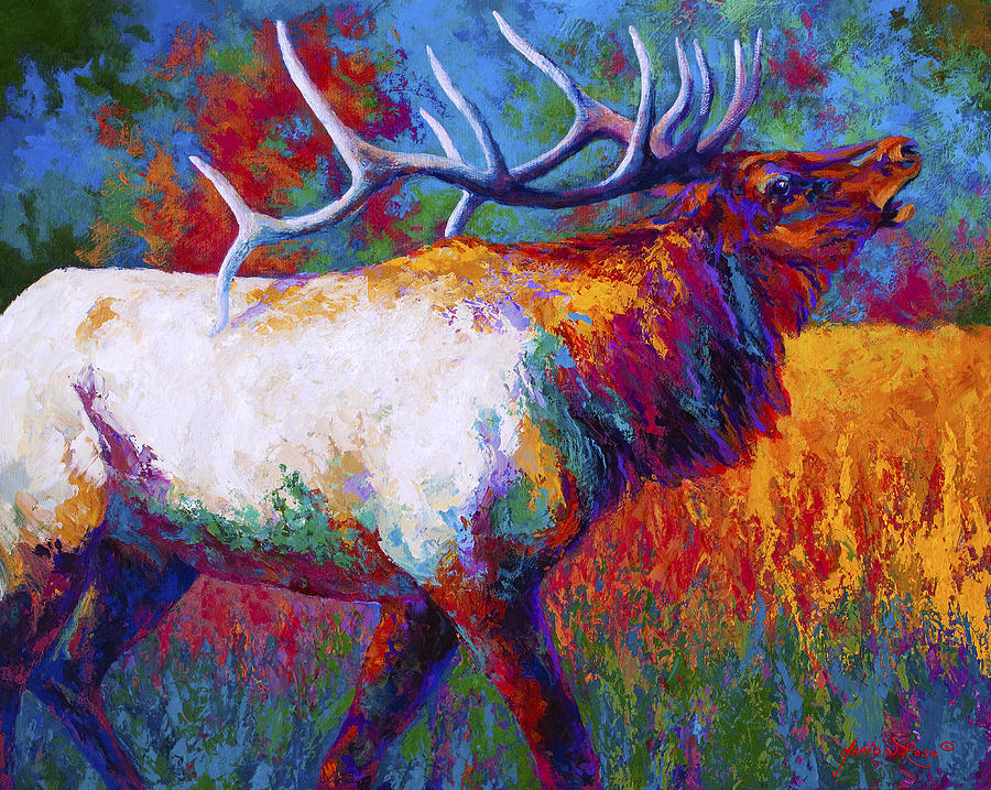 Wildlife Painting - Autumn by Marion Rose