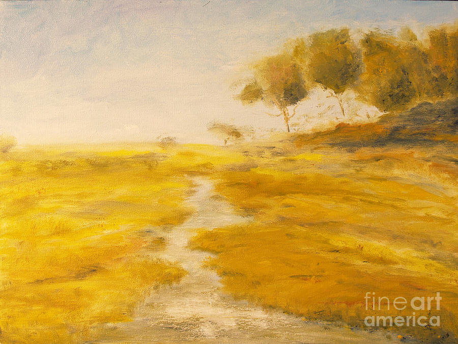 Autumn Marsh Painting by Paul Galante