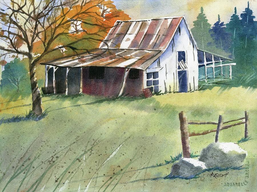 Autumn Painting by Marsha Elliott