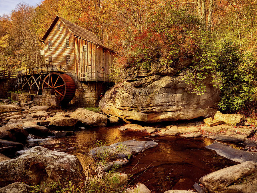 Autumn Mill Photograph by Mountain Dreams