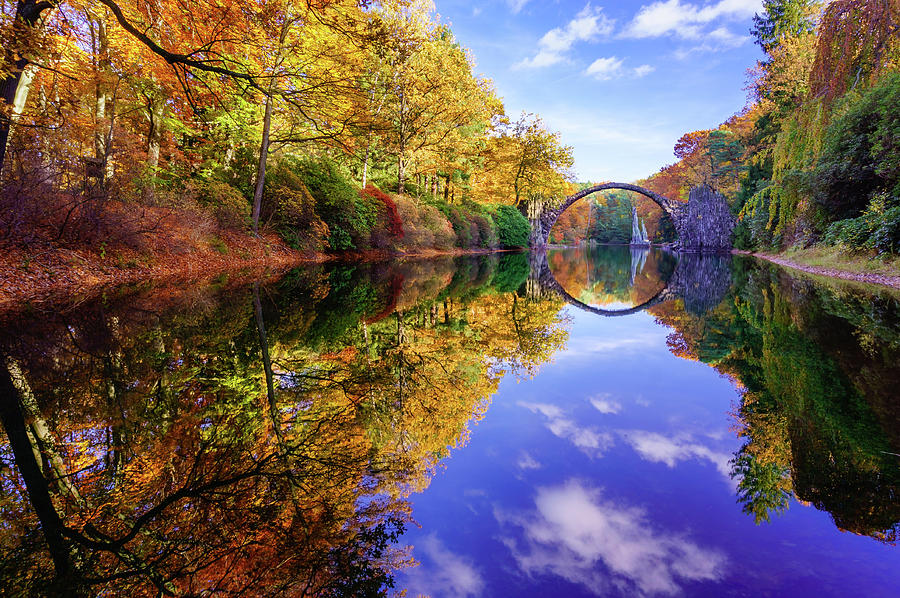 Autumn mirror Photograph by Dmytro Korol