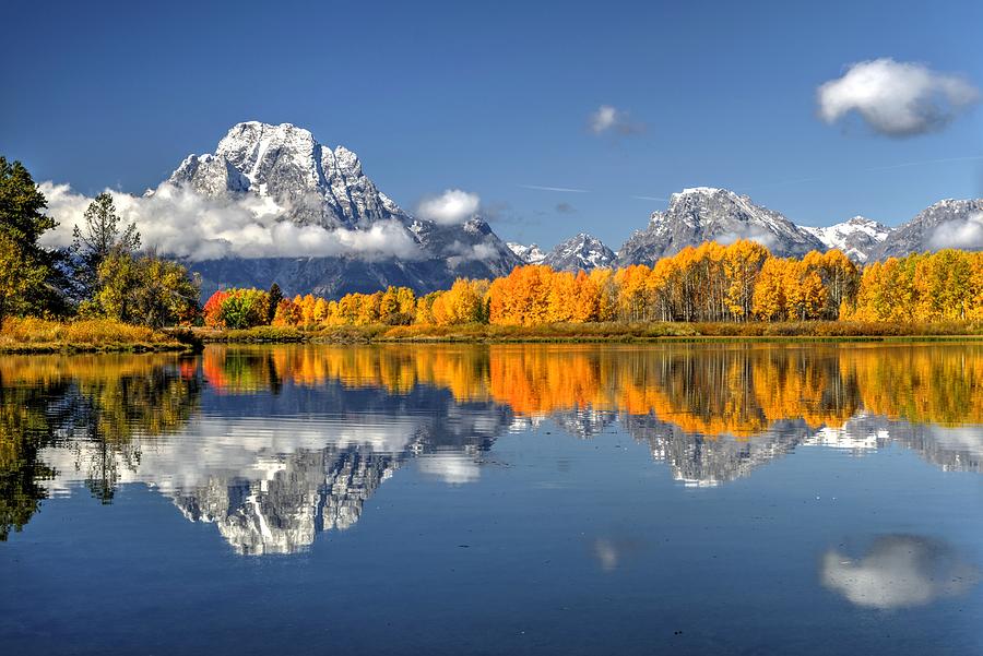 Grand Teton National Park Photograph - Autumn Mirror  by Michael Morse