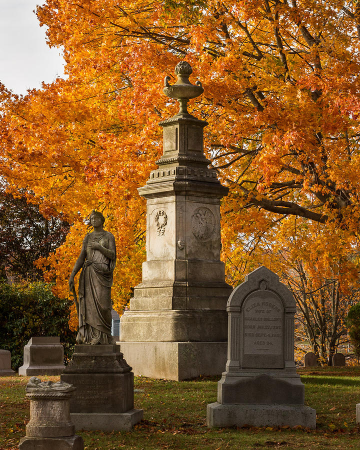 Autumn Monument Photograph by Kirkodd Photography Of New England