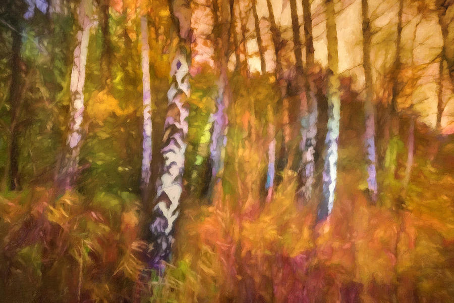 Autumn Mood Painting by Lutz Baar