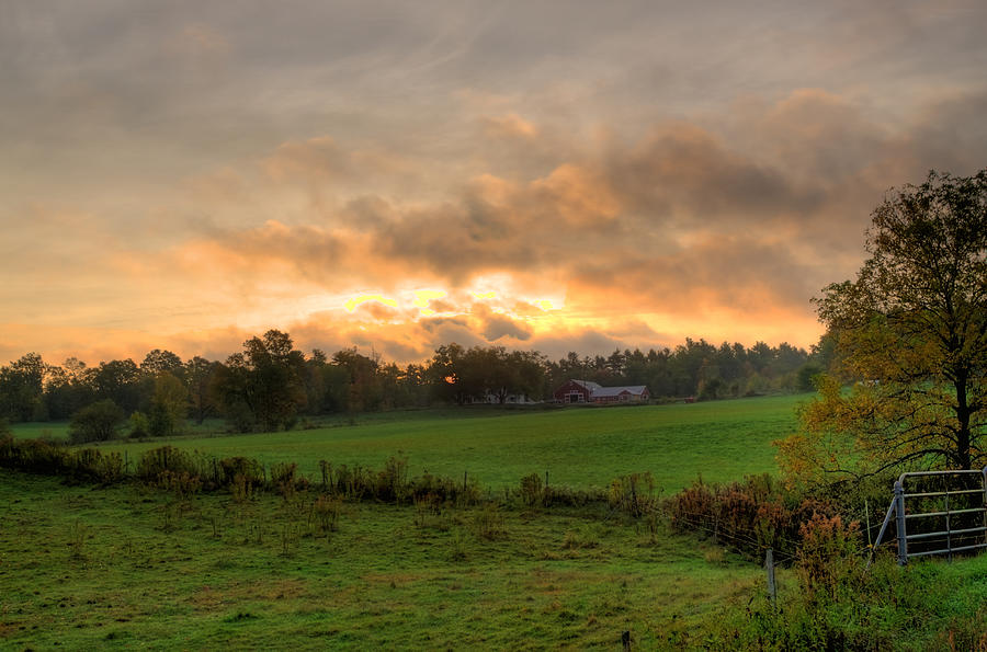 Autumn Morning Photograph by David Bishop