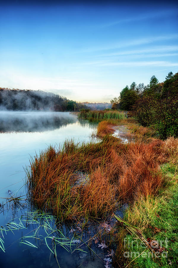 Autumn Morning on Lake Photograph by Thomas R Fletcher