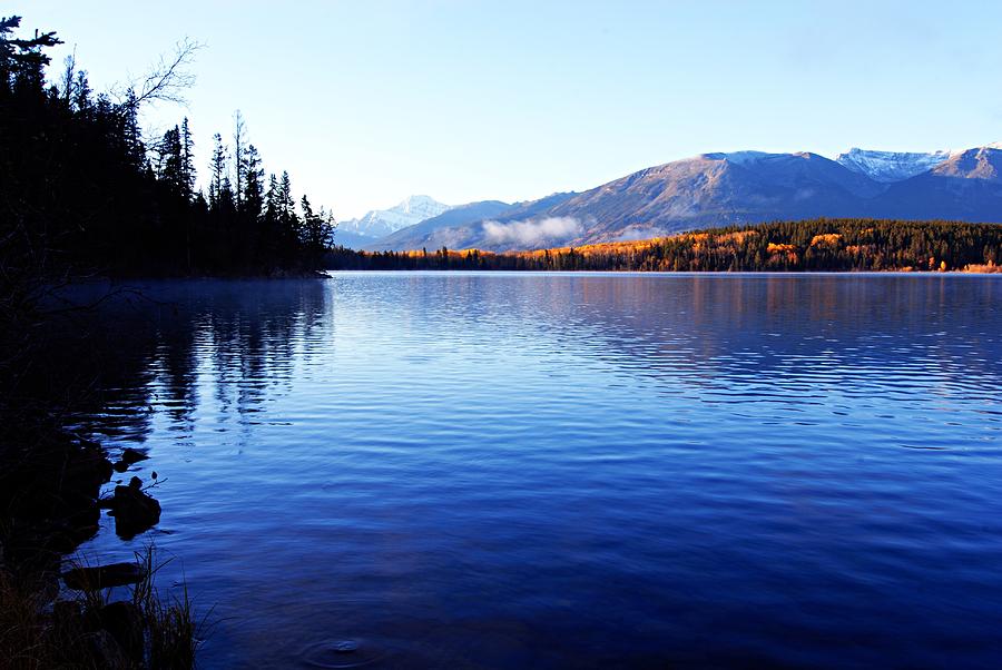 Autumn Morning on Pyramid Lake Photograph by Larry Ricker