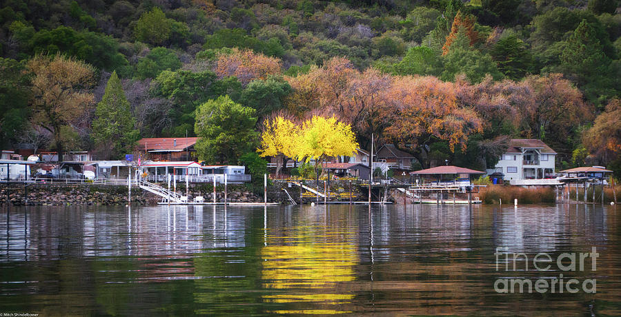 Autumn On Clearlake Photograph by Mitch Shindelbower