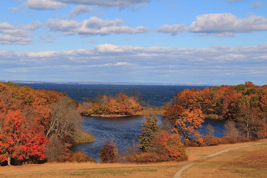 Autumn On Long Island Sound Photograph by Karen Silvestri Autumn On Long Island Sound Photograph by Karen Silvestri