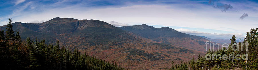 Autumn on Mt Washington Photograph by David Bishop
