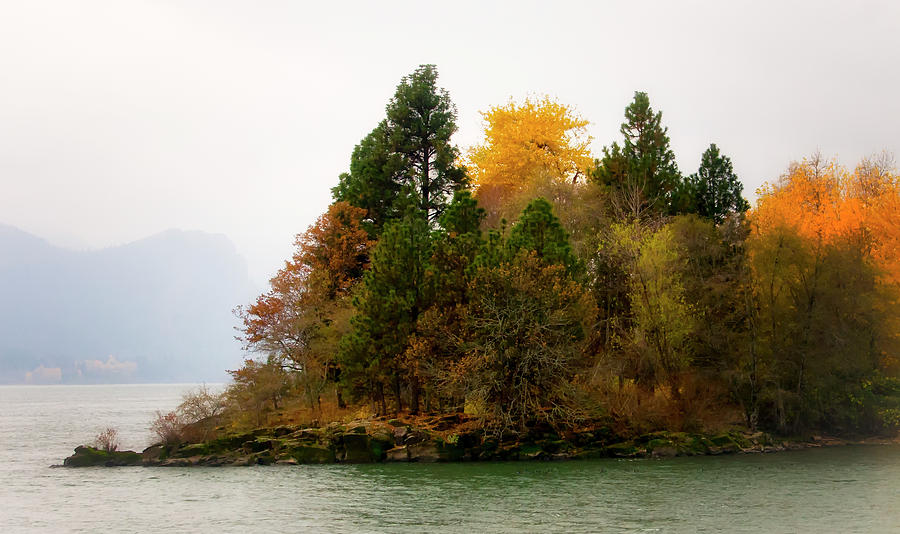 Autumn on the Columbia Photograph by Albert Seger