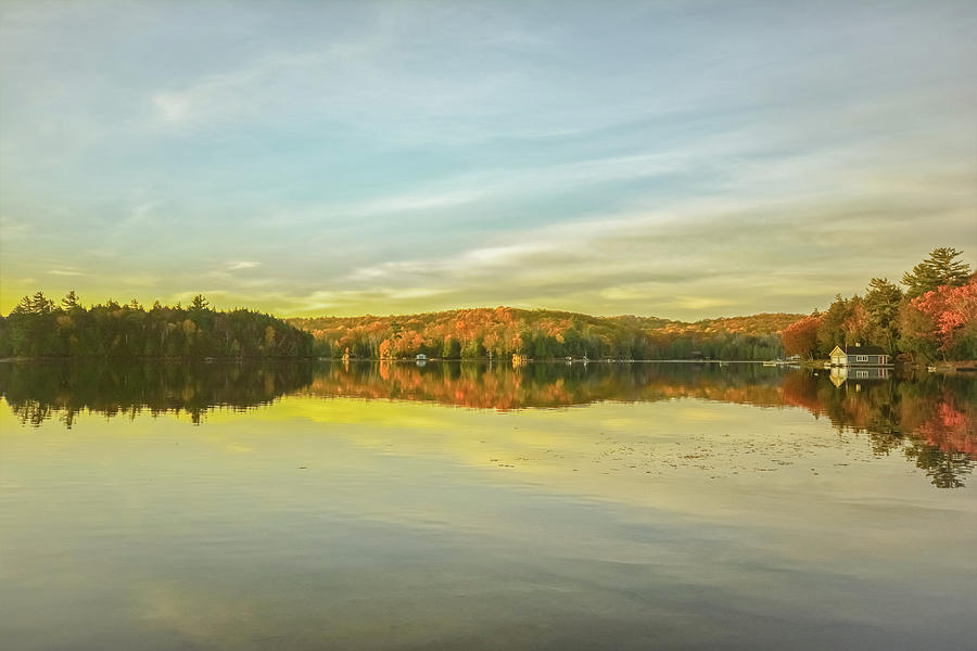 Autumn Morning On The Lake Photograph
