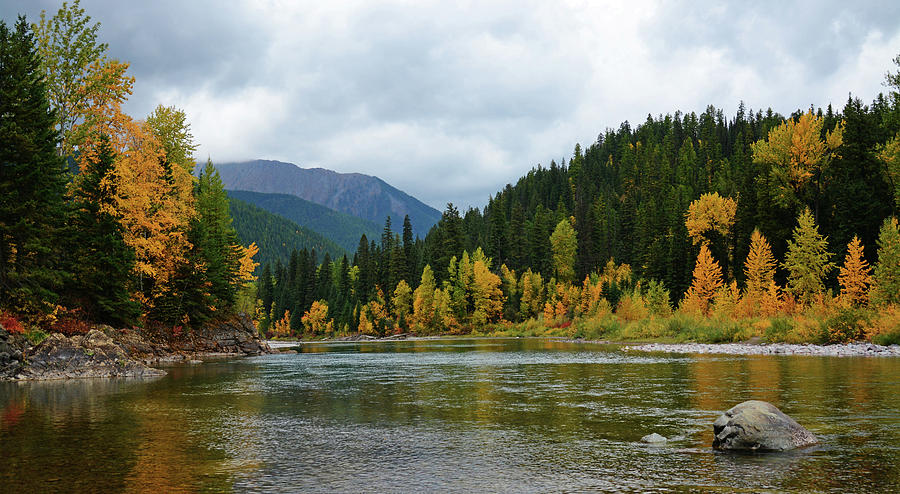 Autumn on the Middle Fork Photograph by Whispering Peaks Photography