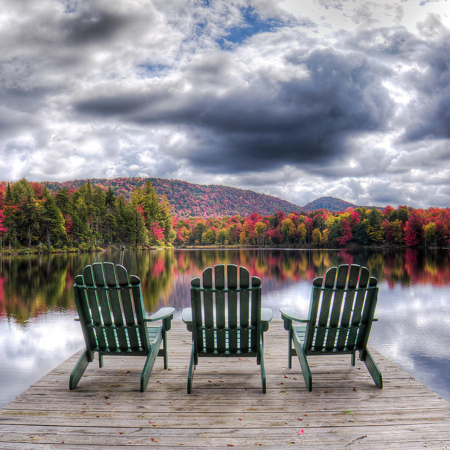 Autumn on West Lake Photograph by David Patterson