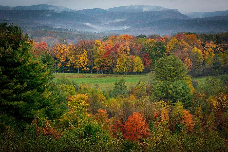 Autumn on Winslow Hill Photograph by Cindy Lark Hartman