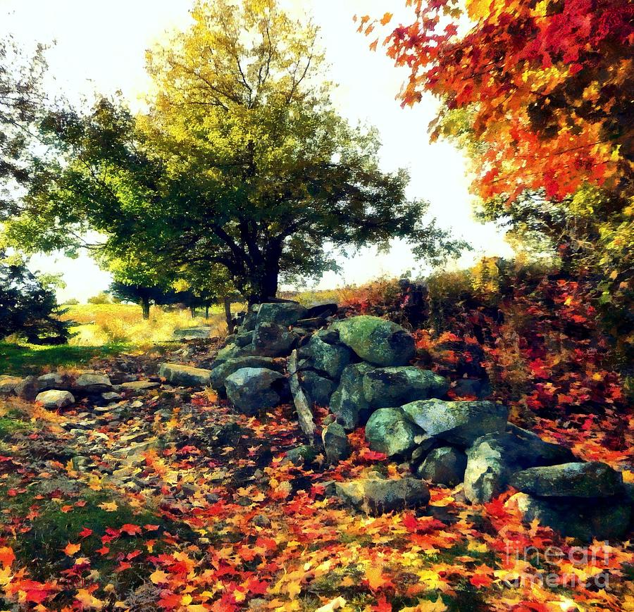 Fall Photograph - Autumn Orchard by Janine Riley