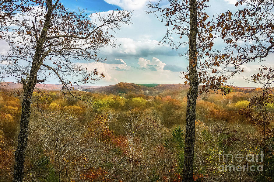 Autumn Overlook Photograph by Peggy Franz