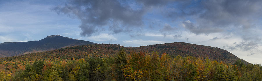 Autumn Panorama Mount Mansfield Vermont Storm Photograph