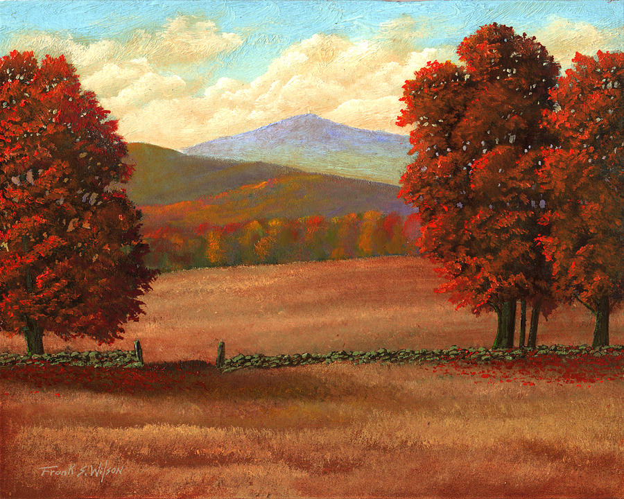 Autumn Pastures Painting by Frank Wilson
