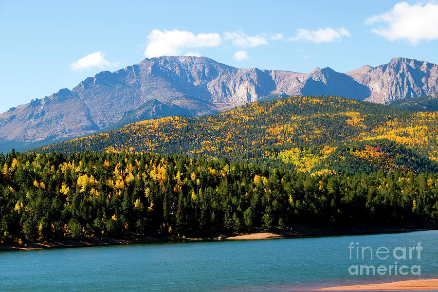 Autumn Peak and Crystal Reservoir Photograph by Steven Krull