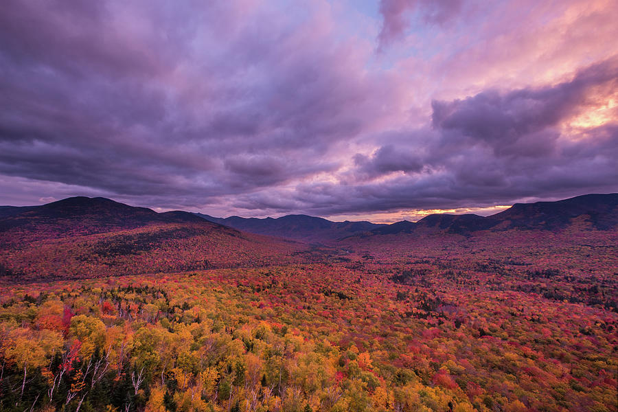 Autumn Pemi Sunset Glow Photograph by White Mountain Images