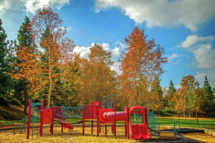Autumn Playground Photograph by Lynn Bauer