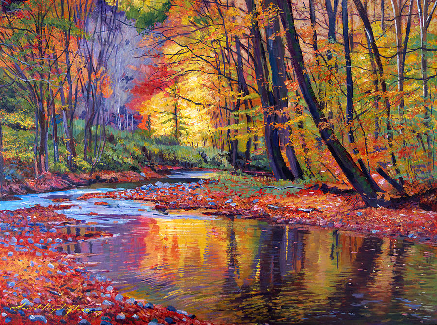 Autumn Prelude Painting by David Lloyd Glover