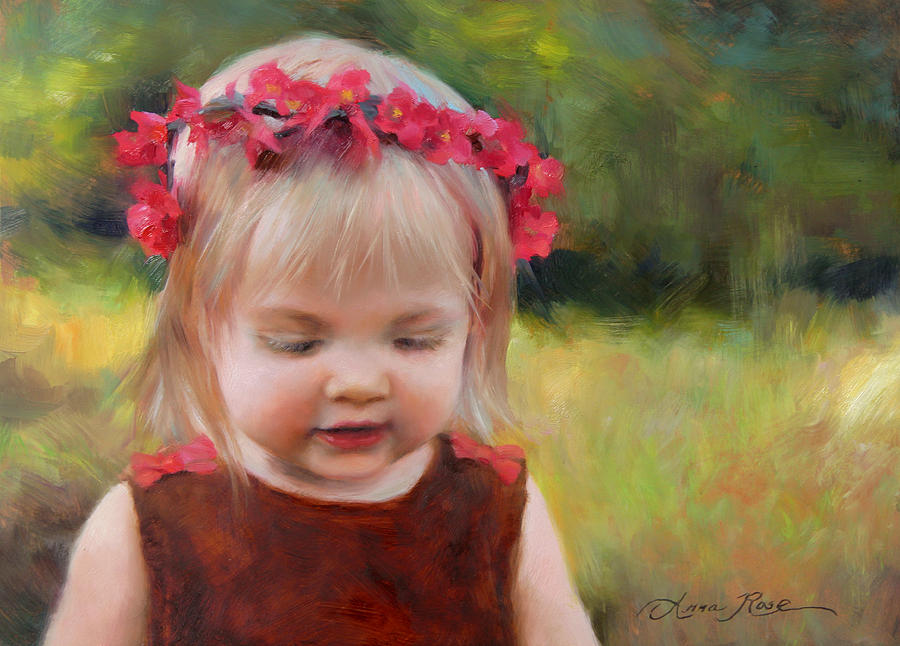 Fall Painting - Autumn Princess by Anna Rose Bain