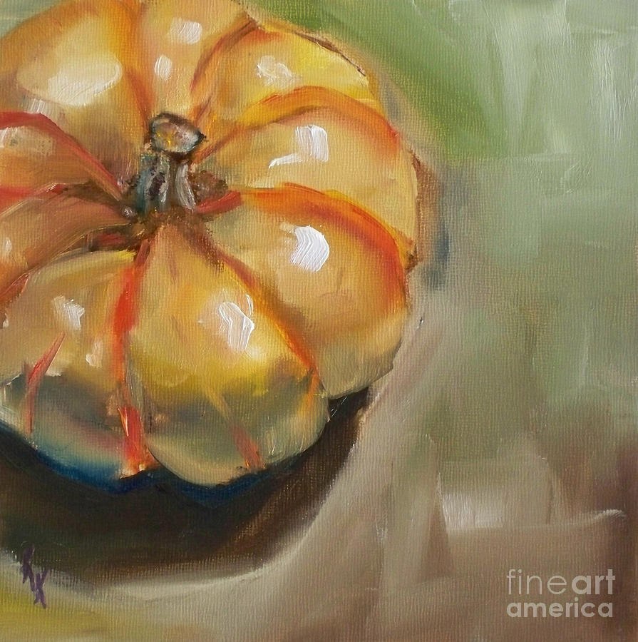 Pumpkin Painting - Autumn Pumpkin by Kristine Kainer