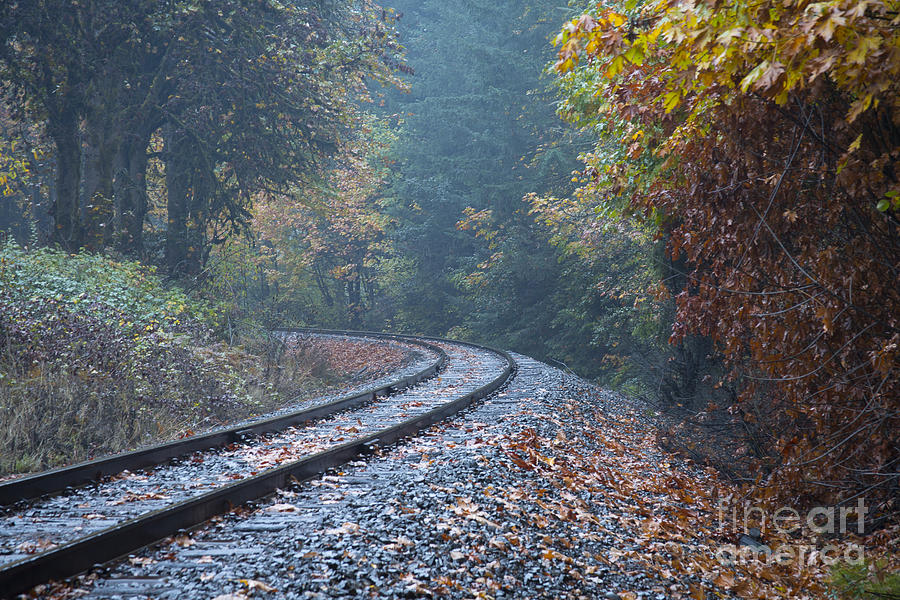 Autumn Rails Photograph by Idaho Scenic Images Linda Lantzy