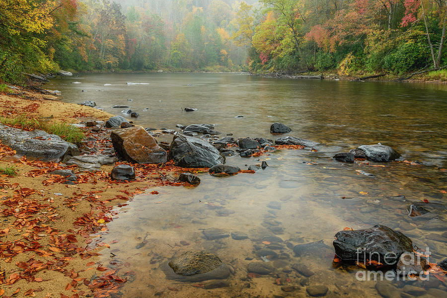 Autumn Rain Gauley River Photograph by Thomas R Fletcher