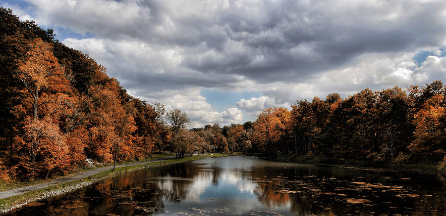 Autumn Photograph - Autumn Reflection by Peter Chilelli Autumn Photograph - Autumn Reflection by Peter Chilelli