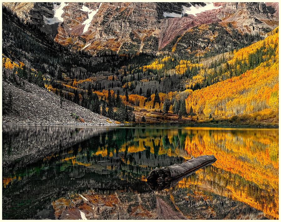Autumn Reflection Photograph by Tim Reaves
