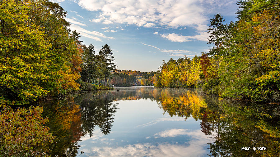Autumn Reflection Photograph by Walt  Baker