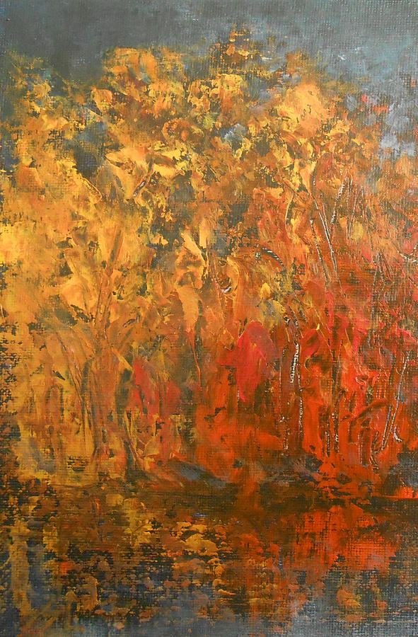Autumn Reflections 1 Painting by Jane See